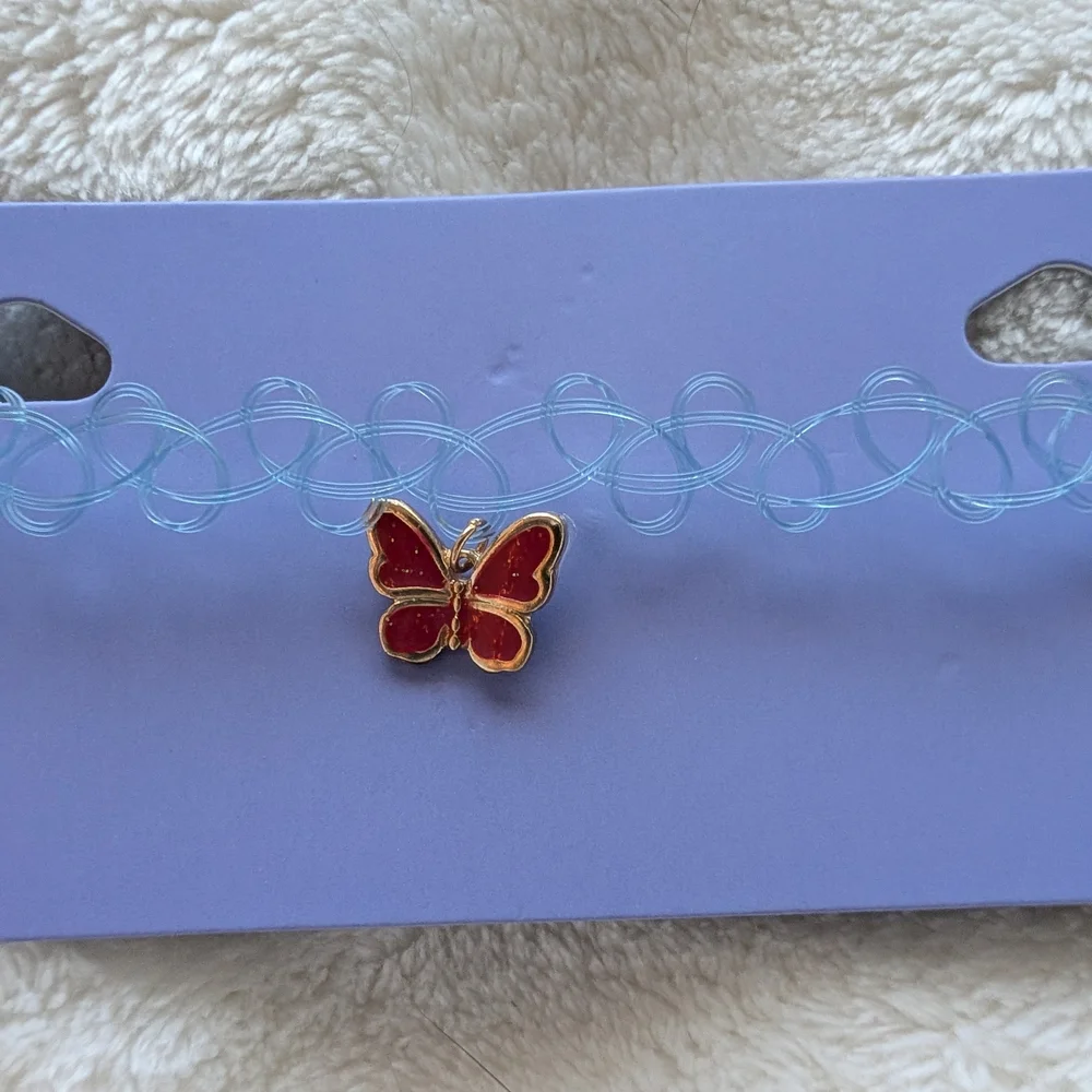 Claire’s Jewelry Bundle | Butterfly Choker, BFF Bracelets, LOVER Beaded Bracelet